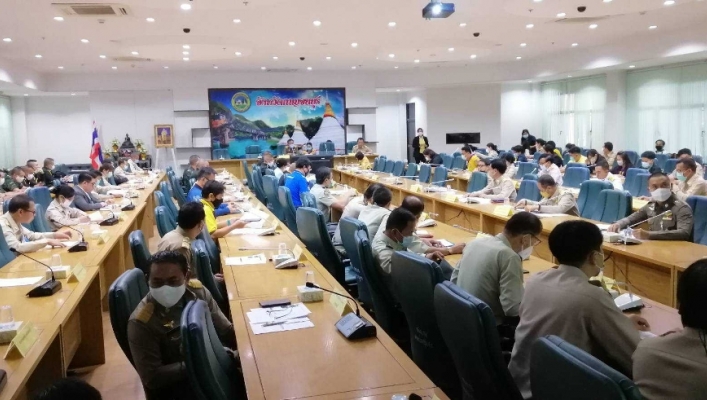 สทภ. 7 ประชุมติดตามโครงการพัฒนาชุมชนในเขตรักษาพันธุ์สัตว์ป่าทุ่งใหญ่นเรศวรด้านตะวันตก