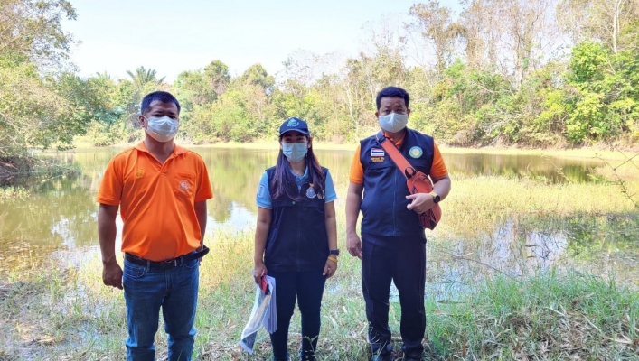 สทภ.6 ลงพื้นที่สำรวจเพื่อแก้ไขปัญหาด้านแหล่งน้ำในพื้นที่ตำบลนนทรีเชื่อมต่อตำบลวังดาล อำเภอกบินทร์บุรี จังหวัดปราจีนบุรี