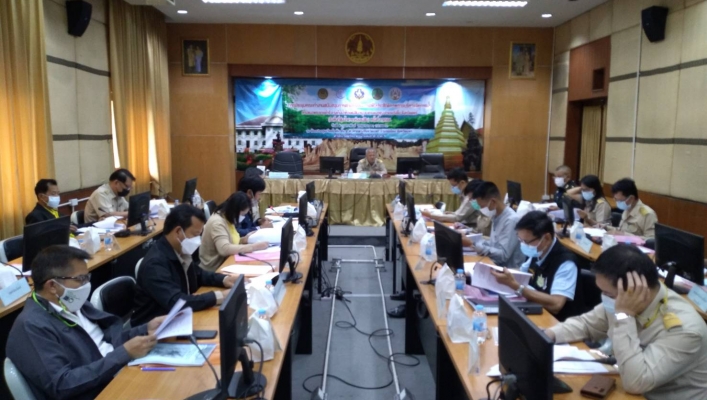 สทภ.9 การประชุมคณะทำงานสนับสนุนการดำเนินโครงการเพิ่มประสิทธิภาพการบริหารจัดการน้ำ ตามแนวพระราชดำริ อ่างเก็บน้ำห้วยแม่สิน