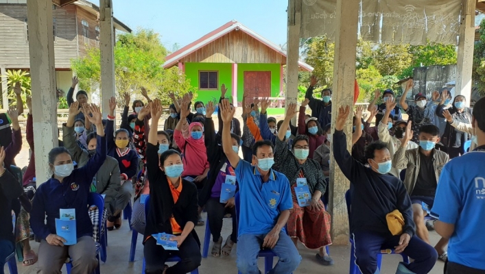 สทภ.4 จัดโครงการรับฟังความคิดเห็นของประชาชนตามระเบียบสำนักนายกฯ  ปีงบประมาณ 2564 โครงการก่อสร้างระบบกระจายน้ำฯ หนองบึงบาดาล บ้านบึงบาดาล หมู่ที่ 3 ตำบลแซงบาดาล อำเภอสมเด็จ จังหวัดกาฬสินธุ์