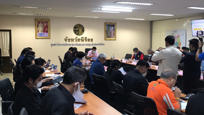 ทน. ประชุมติดตามผลการดำเนินงานโครงการอนุรักษ์ฟื้นฟูแหล่งน้ำบึงสีไฟ จังหวัดพิจิตร