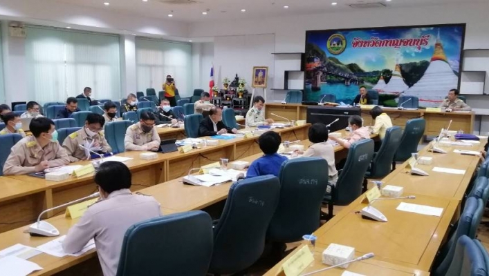 สทภ. 7 ร่วมประชุมติดตามผลการดำเนินงานโครงการพัฒนาชุมชนในเขตรักษาพันธุ์สัตว์ป่าและอุทยานแห่งชาติ จังหวัดกาญจนบุรี