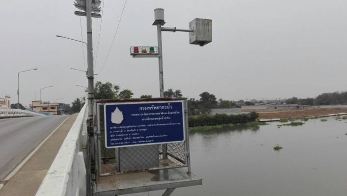 สทภ. 7 ลงพื้นที่ดำเนินการตรวจสอบ และบำรุงรักษา สถานีโทรมาตร (Telemetering) ลุ่มน้ำท่าจีน