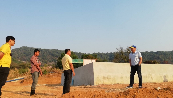 สทภ.9 ลงพื้นที่ตรวจติดตามงาน โครงการอนุรักษ์ฟื้นฟูแหล่งน้ำสนับสนุนโครงการพัฒนาพื้นที่สูงแบบ โครงการหลวงปางยาง บ้านปางยาง หมู่ที่ 1 ตำบลภูคา อำเภอปัว จังหวัดน่าน