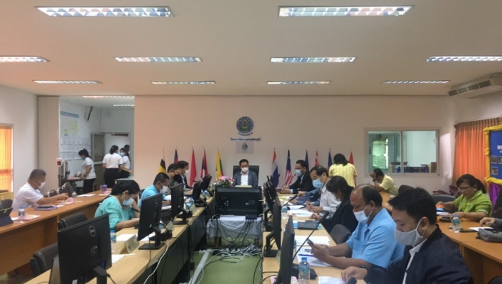 สทภ. 7 ร่วมประชุมเพื่อเตรียมความพร้อมด้านข้อมูลในการรายงานการดำเนินงานตามมาตรการแก้ไขปัญหาภัยแล้ง ปี 2563/64