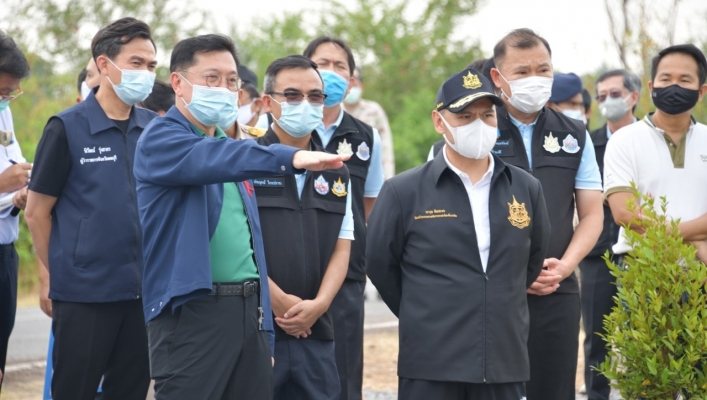วราวุธ ติดตามพื้นที่โครงการพัฒนาแหล่งน้ำจังหวัดลพบุรี สร้างแหล่งน้ำต้นทุนพร้อมฟื้นฟูสวนป่าจำปีสิรินธร