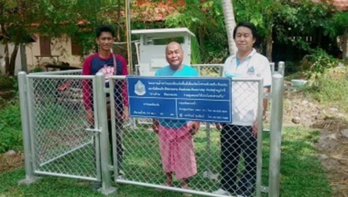 สทภ.10 ลงพื้นที่ตรวจสอบ โครงการติดตั้งระบบเตือนภัยล่วงหน้า EWS. พื้นที่ จ.สุราษฎร์ธานี