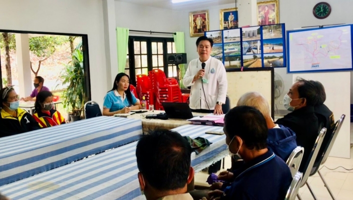 สทภ.1 โดยส่วนประสานและบริหารจัดการลุ่มน้ำปิงตอนบน จัดรับฟังความคิดเห็นของประชาชนฯ ตามระเบียบสำนักนายกรัฐมนตรี พ.ศ. 2548 โครงการก่อสร้างระบบกระจายน้ำจากอ่างเก็บน้ำห้วยลาน จังหวัดเชียงใหม่