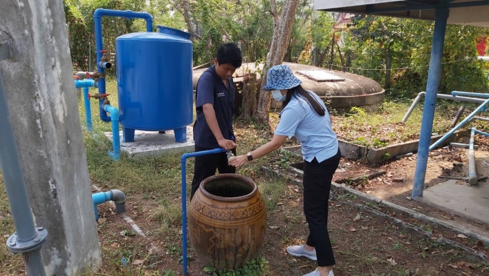 สทภ.2 ลงพื้นที่เก็บตัวอย่างน้ำประปาหมู่บ้านในเขตพื้นที่ จ.สระบุรี