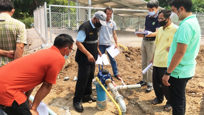 สทภ.1 ลงพื้นที่แนะนำการเก็บข้อมูลเพื่อประเมินคุณภาพระบบประปาหมู่บ้าน ณ อบต.บ้านกิ่ว จ.ลำปาง