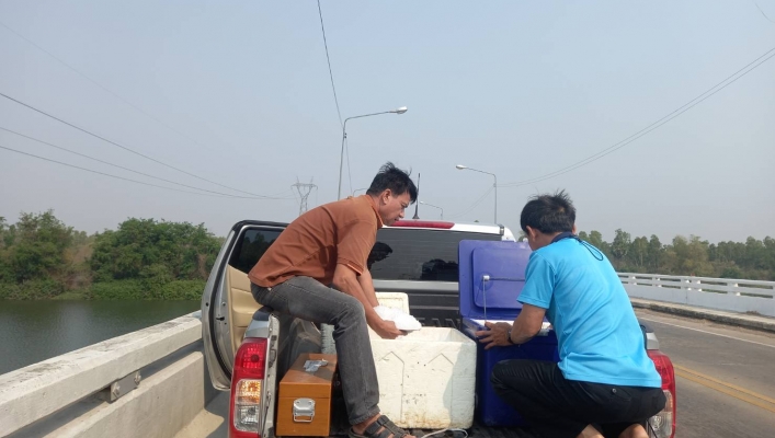 สทภ.11 ส่วนอุทกวิทยา ดำเนินกิจกรรมการติดตามตรวจสอบคุณภาพน้ำ