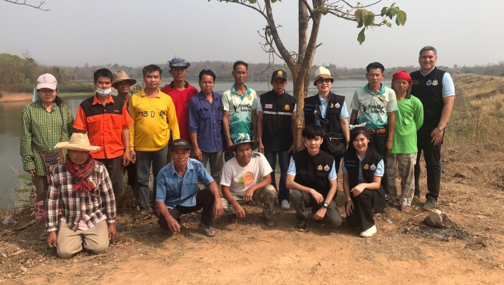 สทภ.1 ลงพื้นที่เพื่อติดตามและประเมินผลโครงการอนุรักษ์ฟื้นฟู พัฒนาแหล่งน้ำ ประจำปีงบประมาณ พ.ศ. 2564