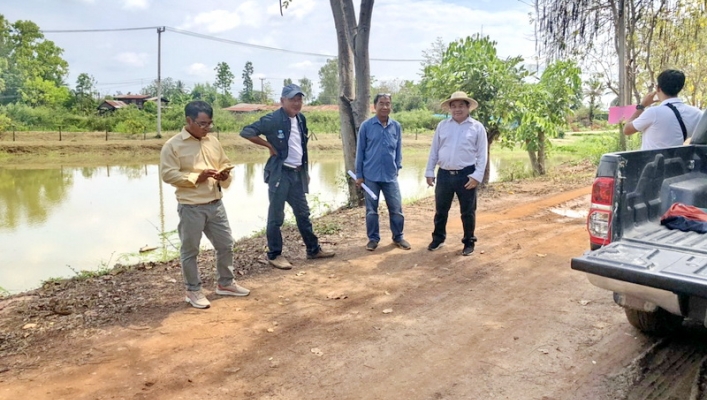 สทภ.9 ลงพื้นที่ติดตามงานโครงการอนุรักษ์ฟื้นฟูบึงพาด-หนองบัวแดง