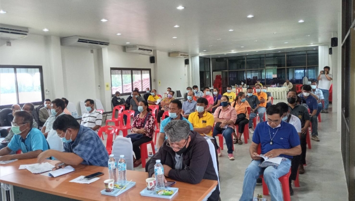 ทน. สทภ.5 ร่วมเวทีสัมมนา โครงการส่งเสริมการมีส่วนร่วมของประชาชน จ.นครราชสีมา ในการจัดการทรัพยากรธรรมชาติและสิ่งแวดล้อม ต.ลำคอหงษ์ อ.โนนสูง จ.นครราชสีมา