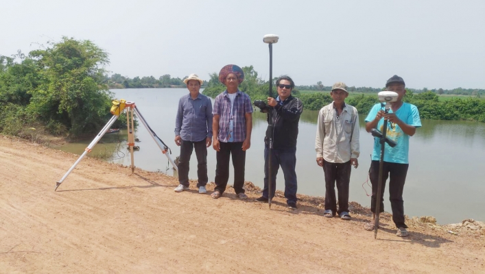 ทส.ทน.สทภ.11 ลงพื้นที่สำรวจออกแบบโครงการอนุรักษ์ฟื้นฟูแหล่งน้ำกุดขี้นาค