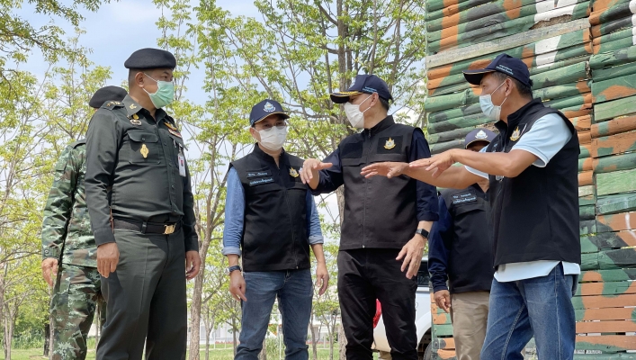 สทภ.1  ลงพื้นที่วางโครงการระบบกระจายน้ำ