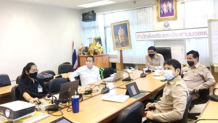ประชุมคณะกรรมการกำกับวิชาการโครงการค่าใช้จ่ายในการจัดทำแผนปฏิบัติการรองรับการทำงานตามหมวด 6 มาตรา 78 การอนุรักษ์และพัฒนาทรัพยากรน้ำสาธารณะ ณ ห้องประชุม สสป. และผ่านระบบ zoom