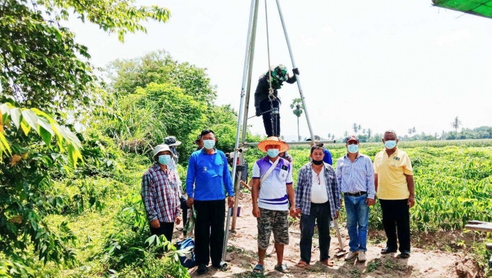 สทภ.1 โดยส่วนวิชาการและส่วนประสานและบริหารจัดการลุ่มน้ำปิงตอนล่าง ลงพื้นที่ตามแผนงานโครงการเพื่อสำรวจความเหมาะสมเบื้องต้น ก่อนการออกแบบประจำปีงบประมาณ 2564