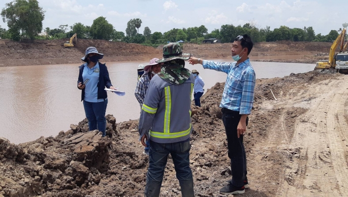 สทภ.9 ตรวจติดตามงานโครงการอนุรักษ์ฟื้นฟูบึงพาด-หนองบัวแดง ตำบลหาดสองแคว อำเภอตรอน จังหวัดอุตรดิตถ์