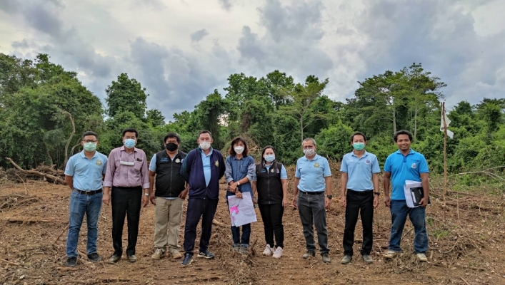 ผอ.สทภ.6 ลงพื้นที่ติดตามความก้าวหน้าโครงการอนุรักษ์ฟื้นฟูแหล่งน้ำช้างป่าคลองตาคลาน หมู่ที่ 10 ตำบลพวา อำเภอแก่งหางแมว จังหวัดจันทบุรี