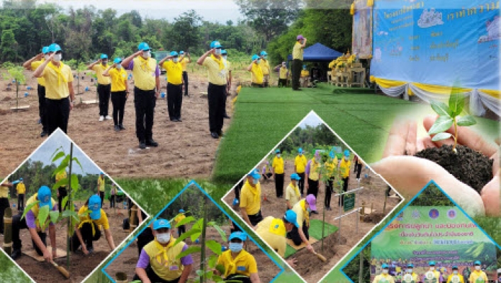 สทภ.6 (ส่วนประสานและบริหารลุ่มน้ำปราจีนบุรี) เข้าร่วมกิจกรรมปลูกป่าเฉลิมพระเกียรติ