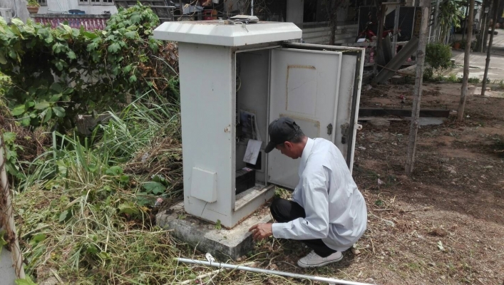 สทภ.7 ลงพื้นที่ตรวจสอบ ซ่อมแซม และบำรุงรักาา สถานีอุตุนิยมวิทยาและอุทกวิทยา