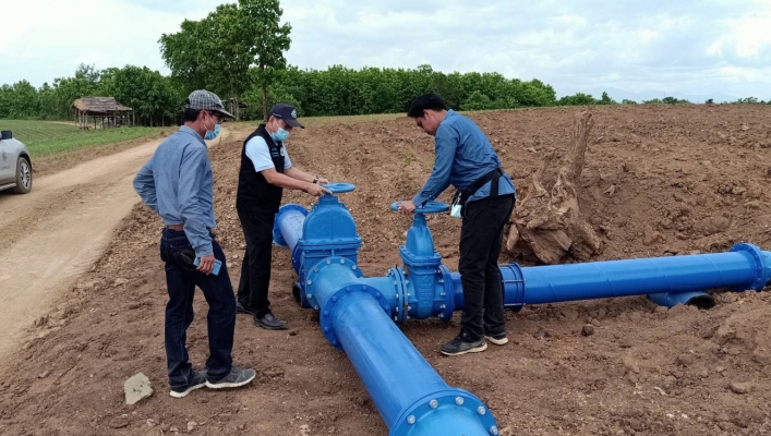 สทภ.9 ตรวจติดตามงานโครงการอนุรักษ์ฟื้นฟูแก้มลิงตำบลห้วยหม้าย ตำบลห้วยหม้าย อำเภอสอง จังหวัดแพร่