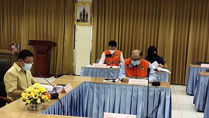 สทภ.7 ประชุมคณะทำงานจัดทำแผนการป้องกันและบรรเทาสาธารณภัยจังหวัดราชบุรี พ.ศ. 2564 - 2570