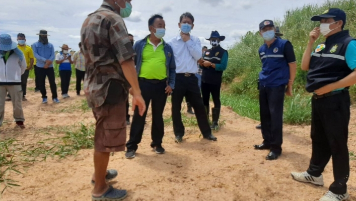 สทภ.7 ลงพื้นที่ร่วมติดตามตรวจสอบการแก้ไขปัญหา กรณีร้องเรียนน้ำเสียจากฟาร์มสุกร