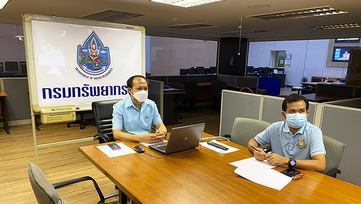 ทน.ร่วมประชุมคณะอนุกรรมการกำกับดูแลการจัดทำชั้นข้อมูลภูมิสารสนเทศพื้นฐาน ครั้งที่ 1/2564