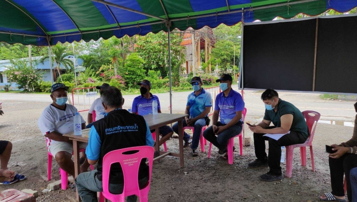 สทภ.7 ลงตรวจสอบพื้นที่ร่วมกับองค์การบริหารส่วนตำบลหาดเจ้าสำราญ อำเภอเมืองเพชรบุรี จังหวัดเพชรบุรี