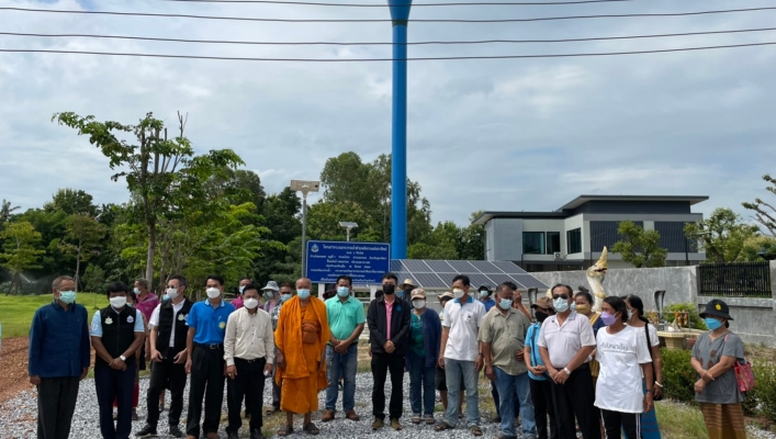 สทภ.9 ลงพื้นที่เพื่อรับการติดตามประเมินผล ความสำเร็จของโครงการด้านพัฒนาแหล่งน้ำ ปี 2564