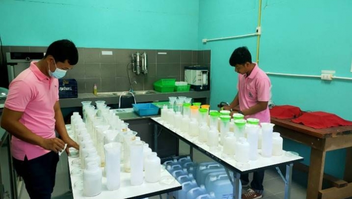 สทภ.10 วิเคราะห์/ทดสอบปริมาณตะกอนแขวนลอยของตัวอย่างน้ำ