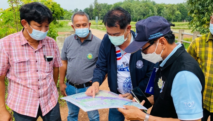 สทภ.9 ลงพื้นที่สำรวจความเหมาะสมโครงการระบบเครือข่ายตำบลคีรีมาศ ตำบลนาเชิงคีรี อำเภอคีรีมาศ จังหวัดสุโขทัย