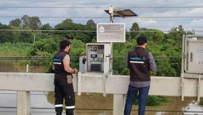 สทภ.4 ออกปฏิบัติงานตรวจสอบและบำรุงรักษาสถานีสนามระบบตรวจวัดสภาพน้ำทางไกลอัตโนมัติลุ่มน้ำชี (Telemetering) และสถานี CCTV
