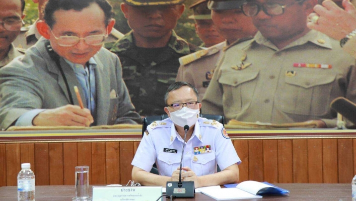 สทภ.๑ โดยส่วนประสานและบริหารจัดการลุ่มน้ำสาละวิน เข้าร่วมประชุมคณะอนุกรรมการทรัพยากรน้ำจังหวัดแม่ฮ่องสอน ครั้งที่ ๔/๒๕๖๔