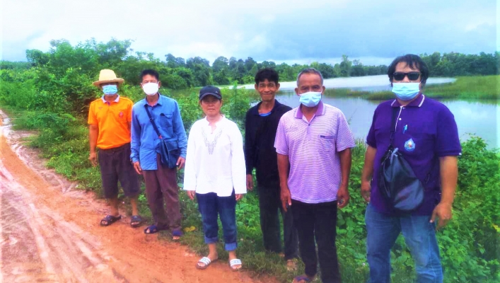 ทส.ทน.สทภ.11 ลงพื้นที่สำรวจออกแบบโครงการอนุรักษ์ฟื้นฟูแหล่งน้ำหนองมุที พร้อมระบบกระจายน้ำด้วยพลังงานแสงอาทิตย์เพื่อสนับสนุนแปลงใหญ่ข้าว