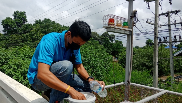 สทภ.7 ลงพื้นที่ตรวจสอบ และบำรุงรักษาสถานีโทรมาตร (Telemetering)