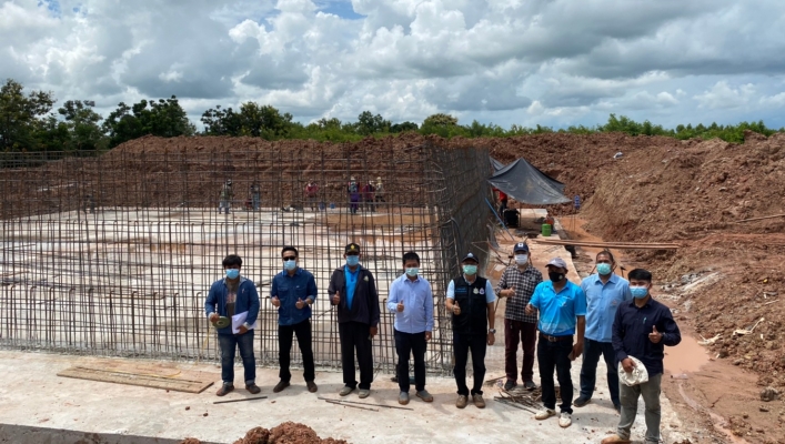 สทภ.5 ตรวจรับงานโครงการอนุรักษ์ฟื้นฟูลำสะแทดพร้อมระบบกระจายน้ำและระบบอ่างพวง ต.กู่สวนแตง,หนองเยือง อ.บ้านใหม่ไชยพจน์ จ.บุรีรัมย์