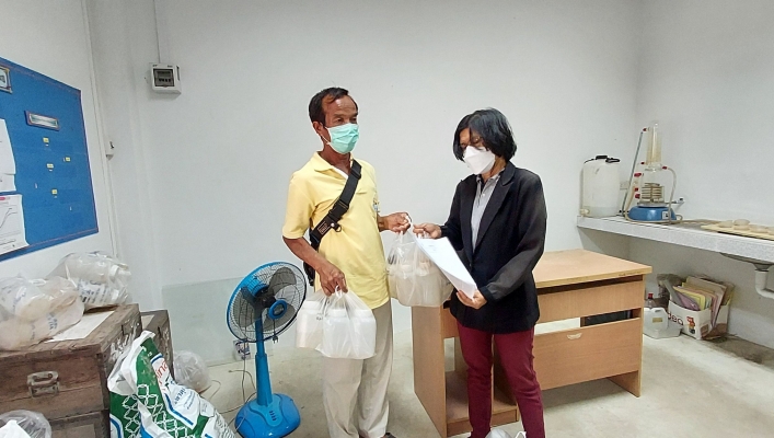 ทส. ทน. สทภ.11 ส่วนอุทกวิทยา ส่งตัวอย่างตะกอนแขวนลอยและการวิเคราะห์ตะกอนแม่น้ำโขง