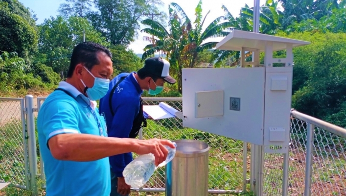 สทภ.7 ลงพื้นที่ตรวจสอบ ซ่อมแซม และบำรุงรักษาสถานีเตือนภัยล่วงหน้า (Early Warning) น้ำท่วมฉับพลัน - ดินถล่ม