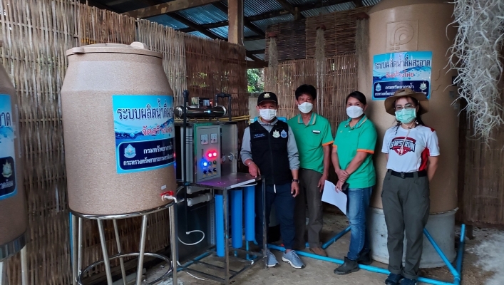 สทภ.1 ตรวจติดตาม เร่งรัดการเบิกจ่ายงบประมาณ โครงการก่อสร้างระบบกระจายน้ำสะอาด  สนองพระราชดำริ สมเด็จพระกนิษฐาธิราชเจ้า กรมสมเด็จพระเทพรัตนราชสุดาฯ สยามบรมราชกุมารี ในพื้นที่ จ.พะเยา (ประเภทงานจัดทำเอง)