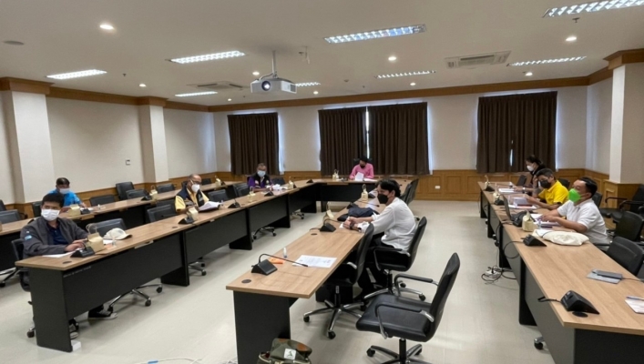 สทภ.7 ลงพื้นที่พิจารณาให้ความเห็นกรณีการขออนุญาตก่อสร้างเขื่อนป้องกันตลิ่ง ริมแม่น้ำแม่กลอง บริเวณวัดโพธิ์ราชบูรณะ