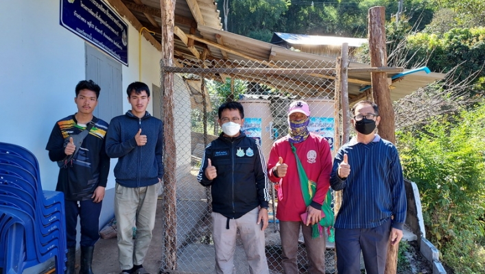 สทภ.1  ตรวจติดตาม เร่งรัดการเบิกจ่ายงบประมาณ โครงการก่อสร้างระบบกระจายน้ำสะอาดสนับสนุนโครงการพัฒนาพื้นที่สูงแบบโครงการหลวงวาวี จ.เชียงราย ( ประเภทงานจัดทำเอง)