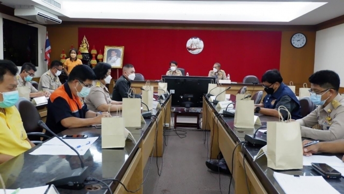 สทภ.7 ประชุมติดตามสถานการณ์สาธารณภัย ไฟป่า หมอก ควัน และฝุ่นละอองขนาดเล็ก (PM 2.5) และภัยแล้ง