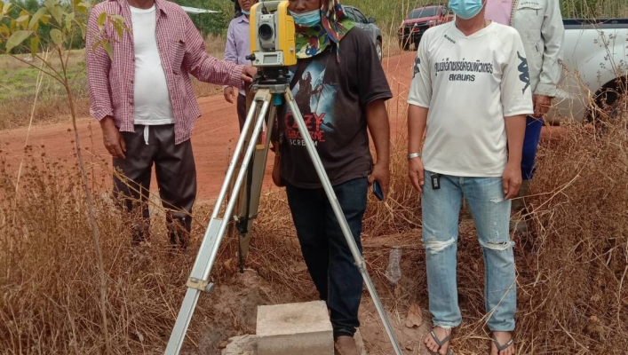 ทส. ทน. สทภ.11 ลงพื้นที่สำรวจออกแบบเตรียมความพร้อมด้านแบบแปลน
