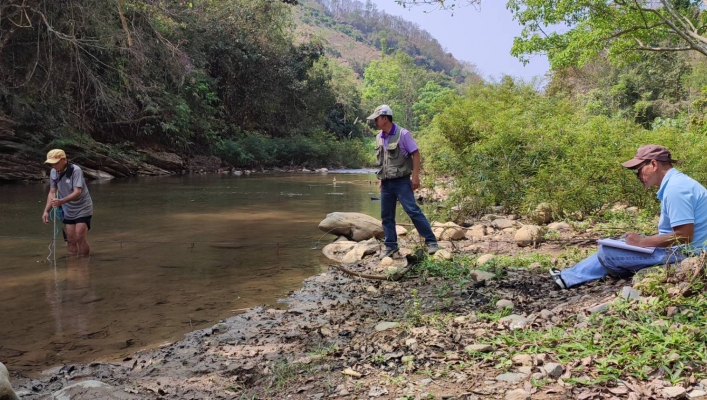 สทภ.9  สำรวจข้อมูลทางอุทกวิทยา ในพื้นที่จังหวัดน่าน