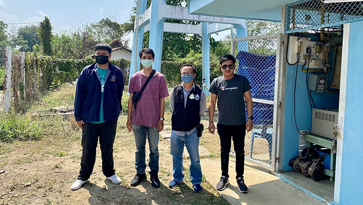 ศปว. ร่วมกับ สทภ.1 ลงพื้นที่ซ่อมบำรุงรักษาระบบโทรมาตรและกล้อง CCTV ในพื้นที่ลุ่มน้ำปิง-วัง