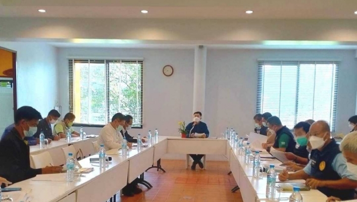 สทภ.๑ โดยส่วนประสานและบริหารจัดการลุ่มน้ำปิงตอนบน ร่วมประชุมคณะทำงานสนับสนุนศูนย์พัฒนาโครงการหลวงและโครงการพัฒนาพื้นที่สูงแบบโครงการหลวง พื้นที่อำเภอจอมทอง ครั้งที่ ๑/๒๕๖๕