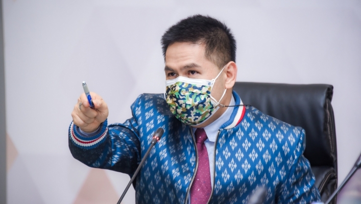 รัฐมนตรี วราวุธ มอบนโยบายผู้บริหารกระทรวง กรม